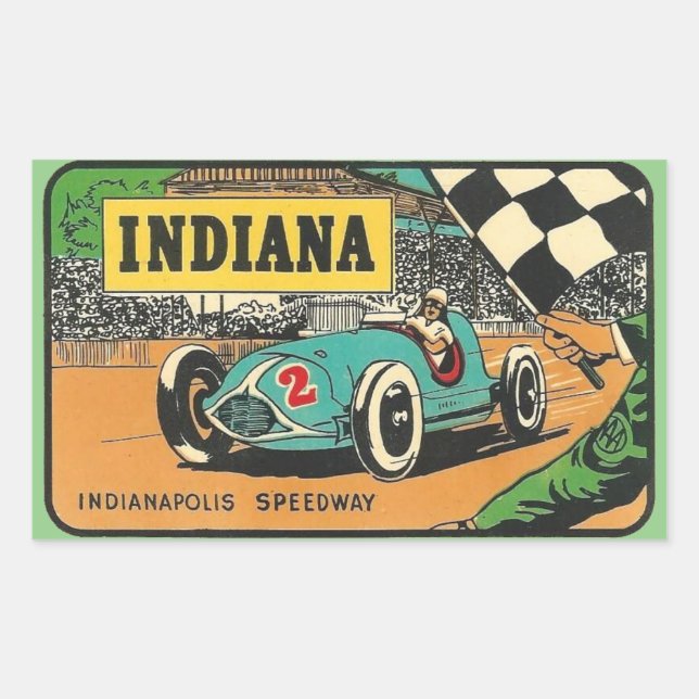 Indianapolis Speedway Indiana Stickers (Vorderseite)