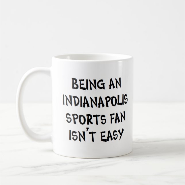 Indianapolis-Sportfan, zu sein Kaffeetasse (Links)