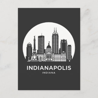 Indianapolis Stadt Indiana Postkarte