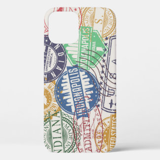 Indianapolis Stamps: Reise-Siegel-Set. Case-Mate iPhone Hülle