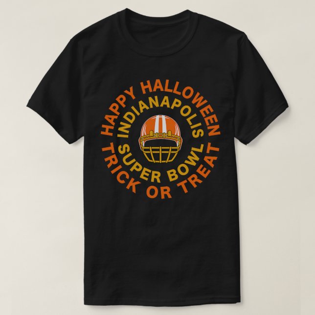 Indianapolis-Trick oder Treppenhaus-Superbowl 1 T-Shirt (Design vorne)
