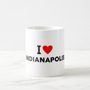 Indianapolis Vereinigte Staaten amerika USA Liebe Kaffeetasse