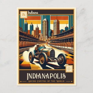 Indianapolis   VINTAG Postkarte