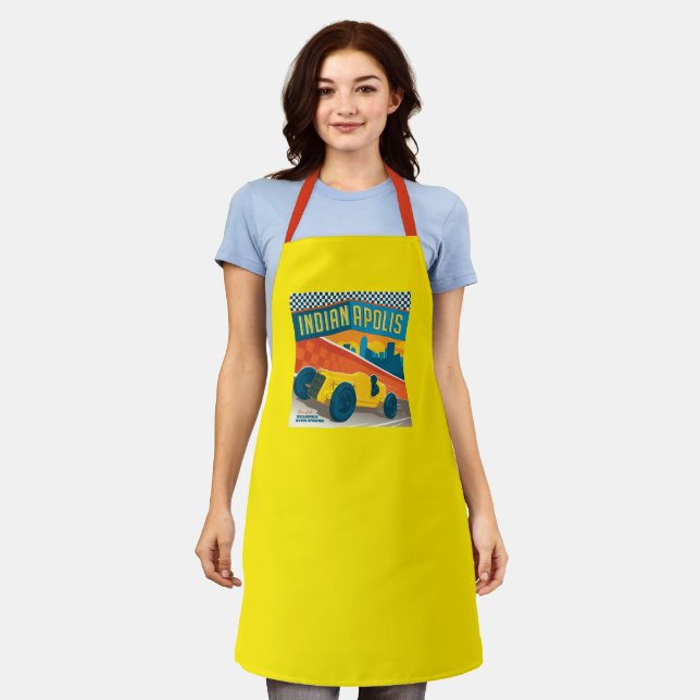 Indianapolis | Vintager Racer Schürze (Getragen)