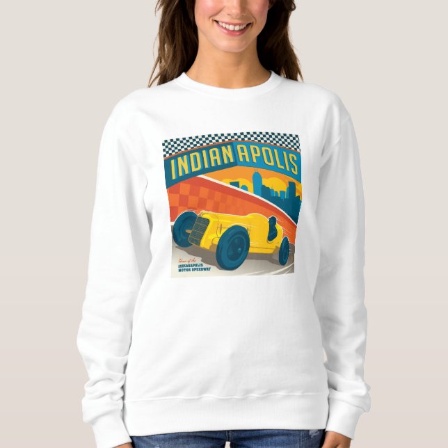 Indianapolis | Vintager Racer Sweatshirt (Vorderseite)