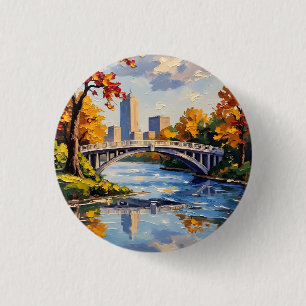 Indianapolis White Bridge über den White River Button