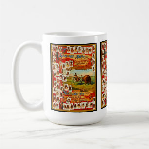 Indianer 50 Berühmte Häuptlinge Vintage Kaffeetasse