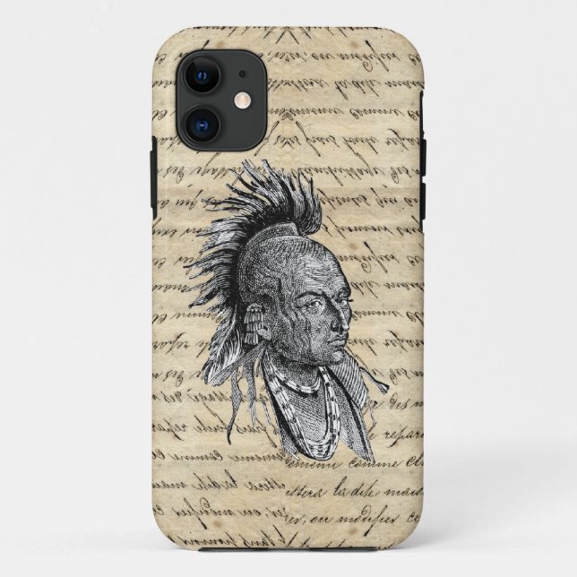 Indianer Case-Mate iPhone Hülle (Rückseite)