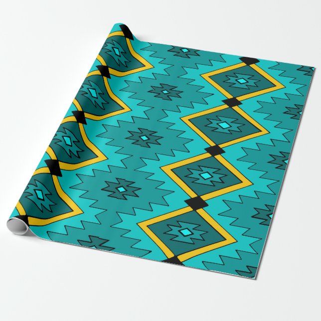 Indianer Geschenkpapier (Ungerollt)