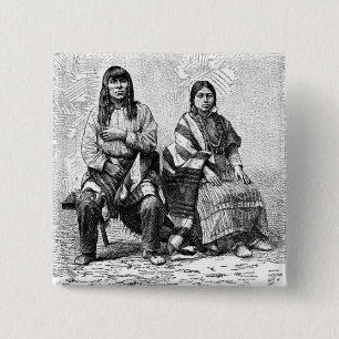 Indianer-Knopf Button