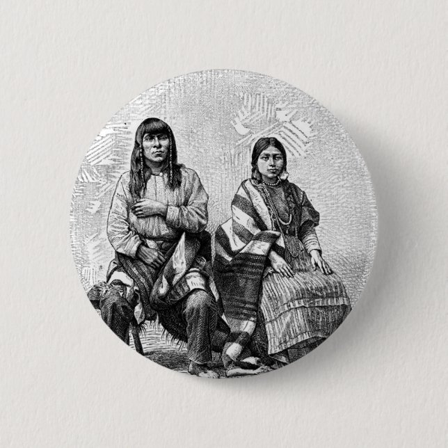 Indianer-Knopf Button (Vorderseite)