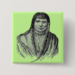 Indianer-Knopf Button