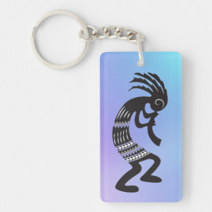 Indianer Kokopelli-Symbol-Schlüsselanhänger Schlüsselanhänger