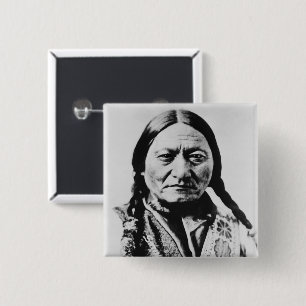 Indianer: Lakota Sitting Bull Fort Buford Button