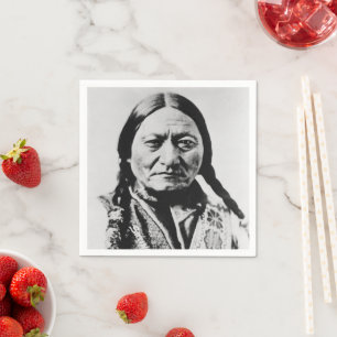 Indianer: Lakota Sitting Bull Fort Buford Serviette
