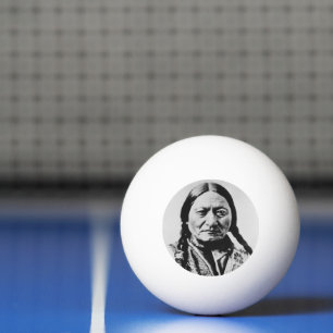 Indianer: Lakota Sitting Bull Fort Buford Tischtennisball