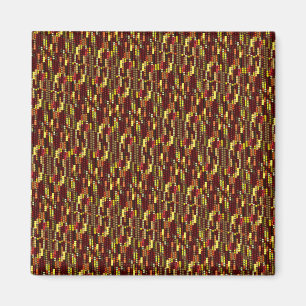 Indianer-Mais-Muster für den Herbst Magnet