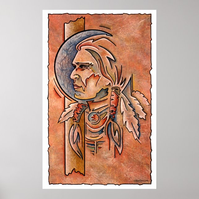 Indianer Poster (Vorne)