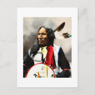 Indianer Postkarte