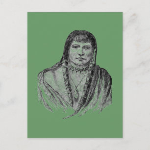 Indianer Postkarte