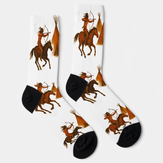 Indianer Socken (Rechts)