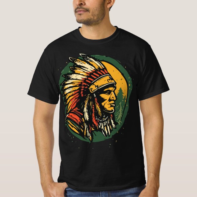 Indianer T-Shirt (Vorderseite)