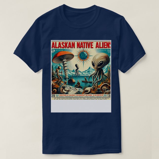 Indianer von Alaska TShirt (Design vorne)