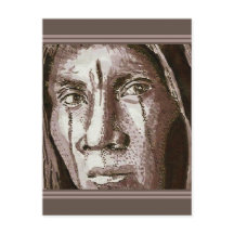 Indianeramerikaner 2004 zeichnend