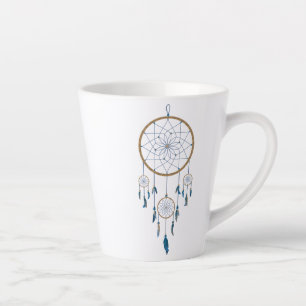 Indianeramerikaner Boho Dreamcatcher Tribal-Fotos Milchtasse