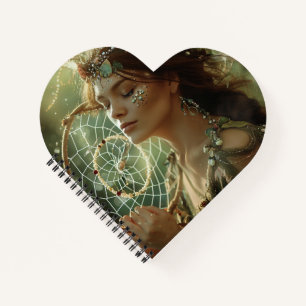 Indianeramerikaner Boho Dreamcatcher Tribal-Fotos Notizbuch