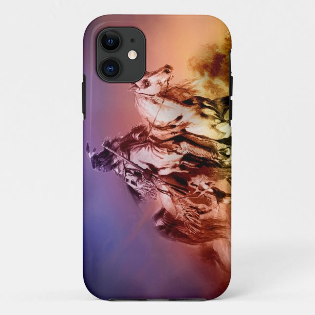 Indianeramerikaner Case-Mate iPhone Hülle (Rückseite)