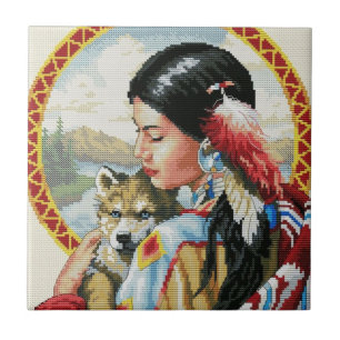 Indianeramerikaner Fliese
