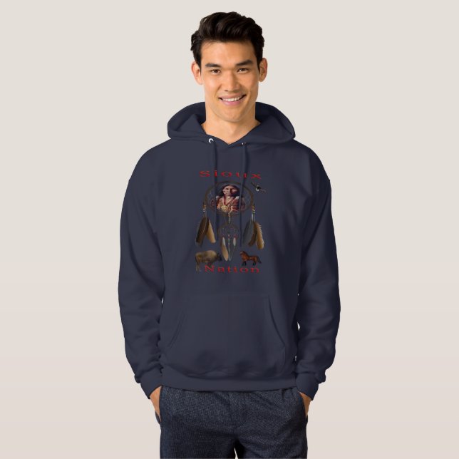 Indianeramerikaner Hoodie (Vorne ganz)