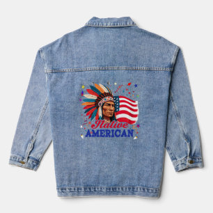 Indianeramerikaner Jeansjacke