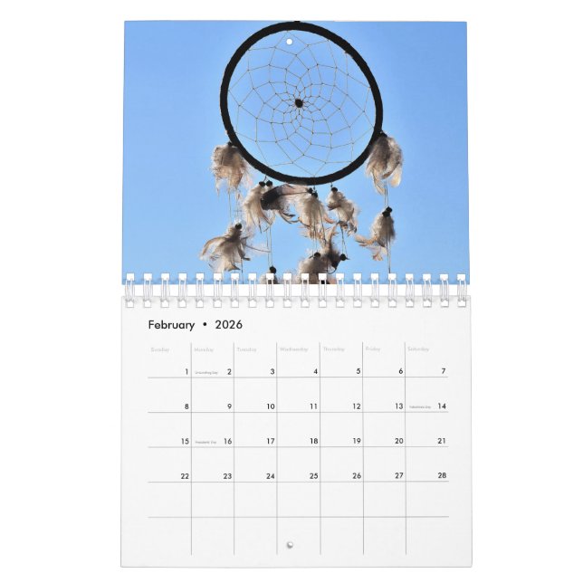 Indianeramerikaner Kalender (Feb 2026)