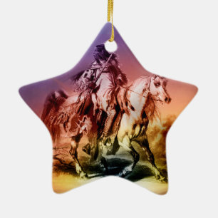 Indianeramerikaner Keramikornament