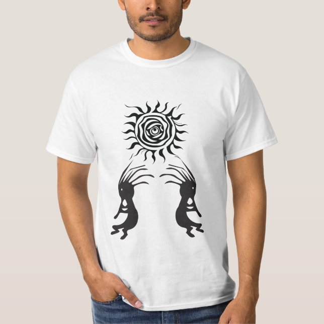 Indianeramerikaner Kokopelli-T - Shirt (Vorderseite)