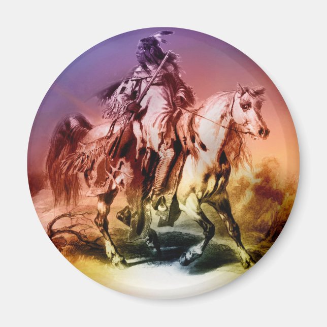 Indianeramerikaner Magnet (Vorne)