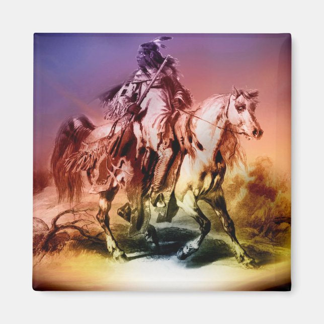 Indianeramerikaner Magnet (Vorne)