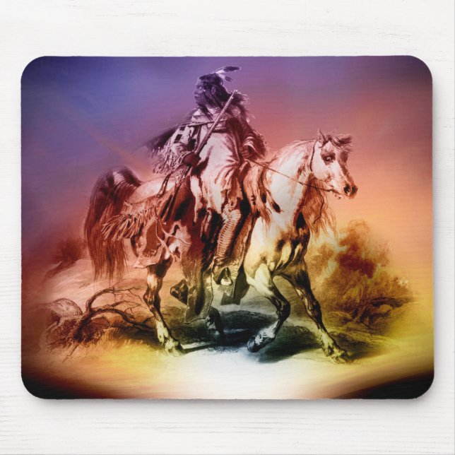 Indianeramerikaner Mousepad (Vorne)