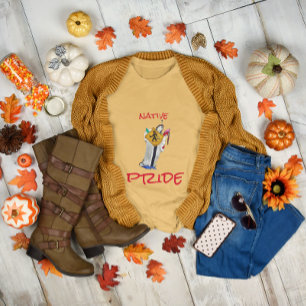 Indianeramerikaner noch hier Ayasha-Cartoon T-Shirt