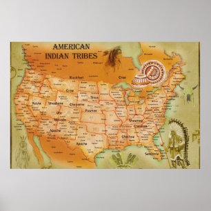 Indianeramerikaner Poster