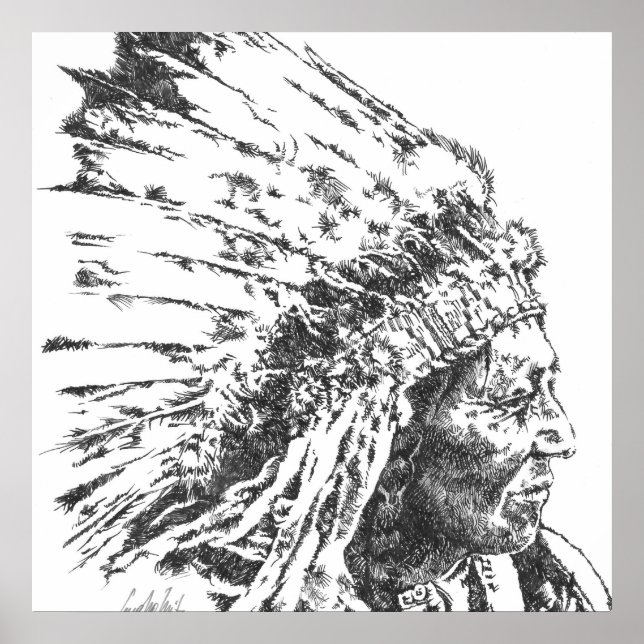 Indianeramerikaner Poster (Vorne)