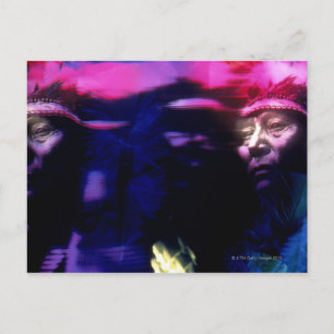 Indianeramerikaner Postkarte