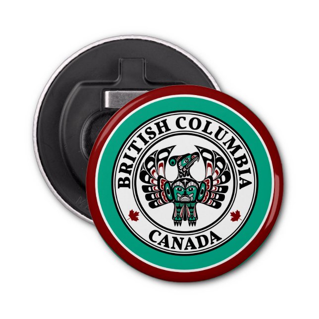 Indianeramerikaner Roter Haida Art Thunderbird Flaschenöffner (Vorderseite)