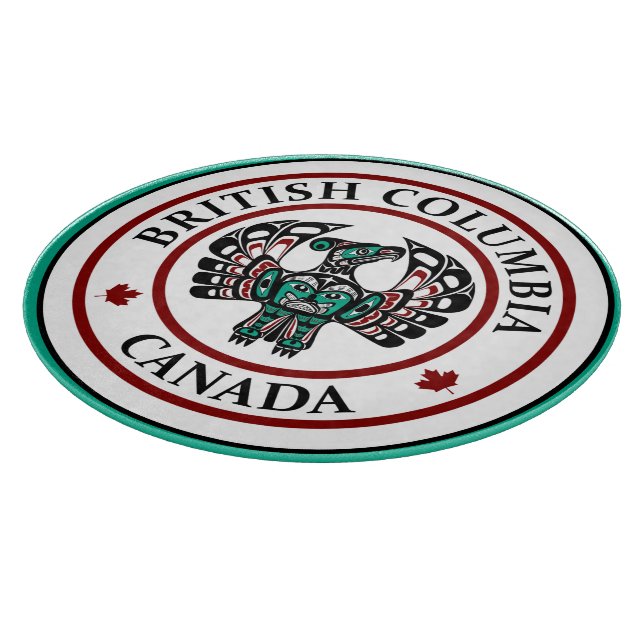 Indianeramerikaner Roter Haida Art Thunderbird Schneidebrett (Ecke)