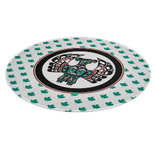 Indianeramerikaner Roter Haida Art Thunderbird Schneidebrett