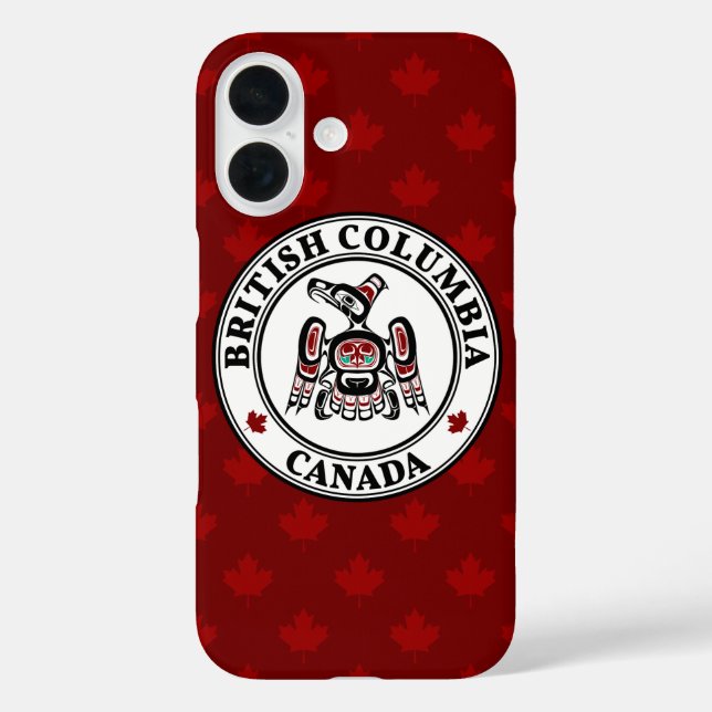 Indianeramerikaner Roter Kaigani Thunderbird Case-Mate iPhone Hülle (Rückseite)