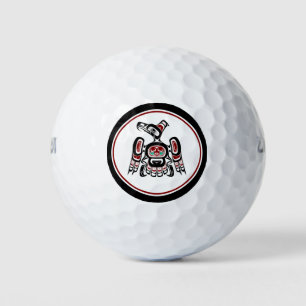 Indianeramerikaner Roter Kaigani Thunderbird Golfball