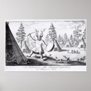 Indianeramerikaner Shaman Poster